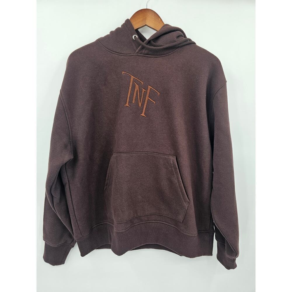 The North Face Women's S Heavyweight Coal Brown Monogram Hoodie